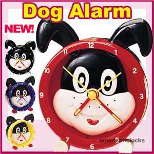 Cute Playful Black/White Puppy Child Alarm Clock  Kitchen 
