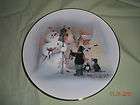 Pat Richter Snowman Collection Plate 2002 Brought More