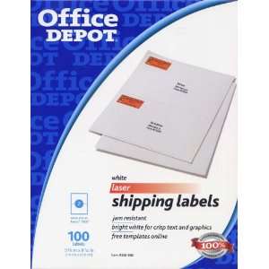  White Laser Shipping Labels