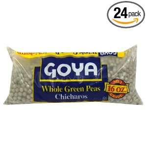 Goya Green Peas, Whole, 16 Ounce (Pack of 24)  Grocery 