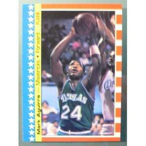   Basketball Sticker Card   Mark Aguirre   No. 9 of 11   Lot of Two (2