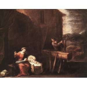   Inch, painting name Holy Family, By Antolinez Josè 