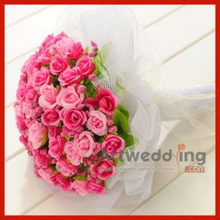 Styles Hand Tied Wedding Bouquet with Ribbon and Wrapped Stem 4 U 