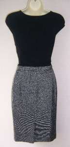 ANNE KLEIN Black Jersey Knit Versatile Dress 14 NWT  