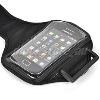SPORT ARMBAND CASE COVER SAMSUNG S5830 GALAXY ACE BLACK  