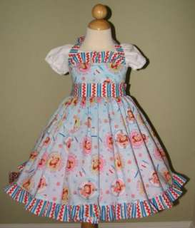   STRAWBERRY SHORTCAKE Nautical Pageant Birthday Twirl Dress 2 3T  