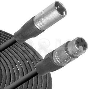   Pin XLR Male to 3 Pin XLR Female Lo Z Microphone Cable   5 Musical
