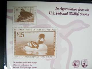 US Stamps 30 Federal Duck Stamp Programs  