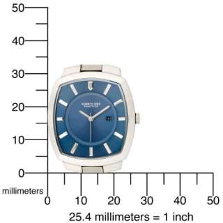 Mens Kenneth Cole NY Marine Blue Date SS Watch KC3346  