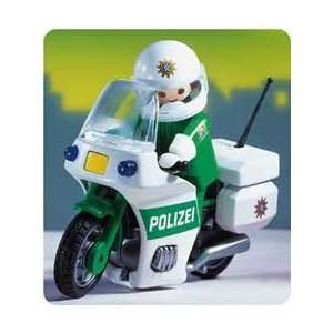  Playmobil Police Officer and Motorcycle Toys & Games