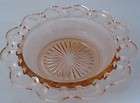   SHIPPING PINK ANCHOR HOCKING OPEN LACE OLD COLONY CEREAL BOWL(S) NICE