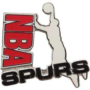    NBA San Antonio Spurs NBA Player Silhouette Pin