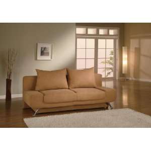  Global Furniture Modern Beige Micro Fiber Sofabed With 