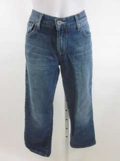 you are bidding on lucky brand cropped denim jeans size 8 29 belt 