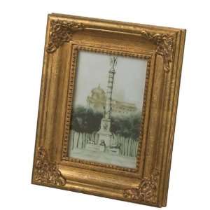Medium Antique Gold Frame With Special Woodgrain Back and 2 Way Easel 
