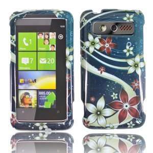  For Verizon HTC Trophy 6985 Accessory   Floral Galaxy 