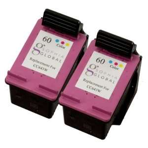   Global Remanufactured Ink Cartridge Replacement for HP 60 (2 Color