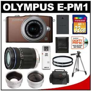  Olympus PEN Mini E PM1 Micro Digital Camera & 14 42mm II 