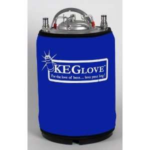  2.5 3 Gallon Keg Sleeve + Ice Blanket Bundle, Blue 