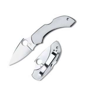 Spyderco Dragonfly Stainless Steel Plain Edge C28P ATS 55 5 7/16 Inch 