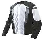 Joe Rocket Phoenix 5.0 Mens Mesh Textile Motorcycle Jacket White/Black 