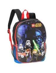 Lego Star Wars 16 Inch Galaxy Battle Backpack   Black, Blue and Red
