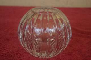 Waterford Crystal Rose Bowl Vase Vertical Cut signed  