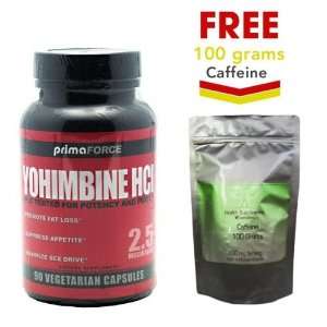   Capsules + FREE 100 Grams Pure Caffeine Powder