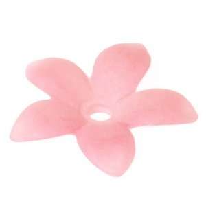  Flowers Matte Rose Pink Light Weight 17mm (10) Arts, Crafts & Sewing