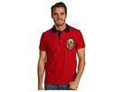 Lacoste S/S Contrast Collar Pique Polo w/ Crest    