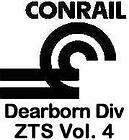 Conrail Dearborn Division Volume 2   ZTS Book