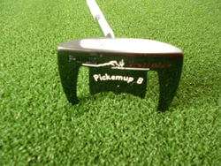 LH PING SCOTTSDALE PICKEMUP B CENTER SHAFTED BELLY PUTTER BLACK DOT 42 