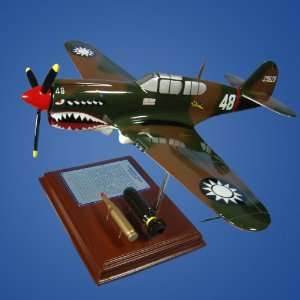 40E Flying Tigers Desktop Model Plane / Unique and Perfect Gift Idea