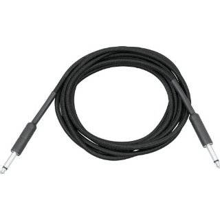 Musicians Gear Braided Instrument Cable 1/4 Black 10 Foot