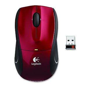 Logitech M505 Wireless Laser Notebook Mouse RED w/Unifying Nano 