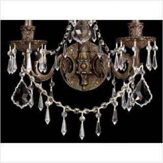 Crystorama Traditional Classic Crystal Candle Wall Sconce English 