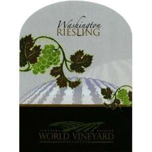  Wine Labels   World Vineyard Washington Riesling 