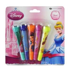  Disney Princess 5pc Roller Ink Stamps   Princess Rolling Ink 