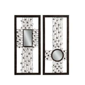  Bassett Mirror Co. Bejeweled 2 Panel Mirrors   M3285