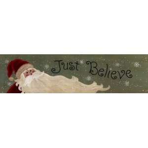 Just Believe Poster by Becca Barton (30.00 x 8.00) 