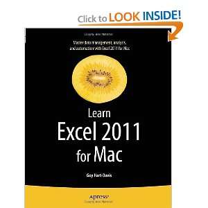 Learn Excel 2011 for Mac [Paperback] Guy Hart Davis  