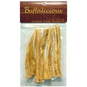  Buffalo Tripe Flat Vanilla 6 5pc Natural Dog Chew 
