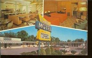 Cadillac Motel Hotel St Petersburg FL Vintage Postcard  