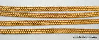 22k gold chain necklace vintage antique old indian  