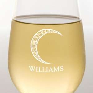  Crescent Moon Stemless Wine Glass