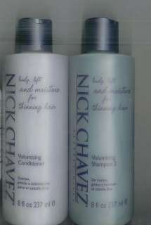 NICK CHAVEZ Volumizing Shampoo Conditioner 8.0 oz each  