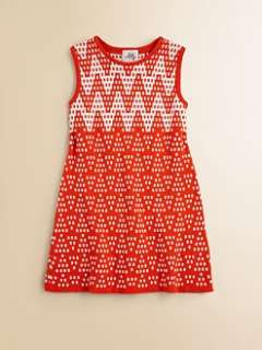 Milly Minis   Toddlers & Little Girls Zig Zag Dress
