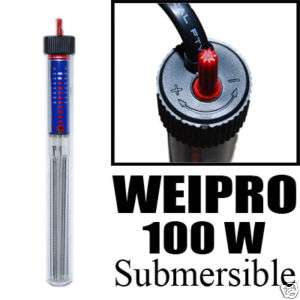 New 100W 100 watts WEIPRO Aquarium Heater Submersible  