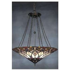  Swan Tiffany Lamp 28hx24d Vintage Bronze