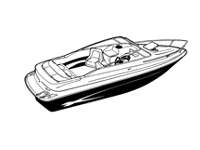 Celebrity 230 Cuddy Cabin I/O Trailerable Boat Cover Navy  